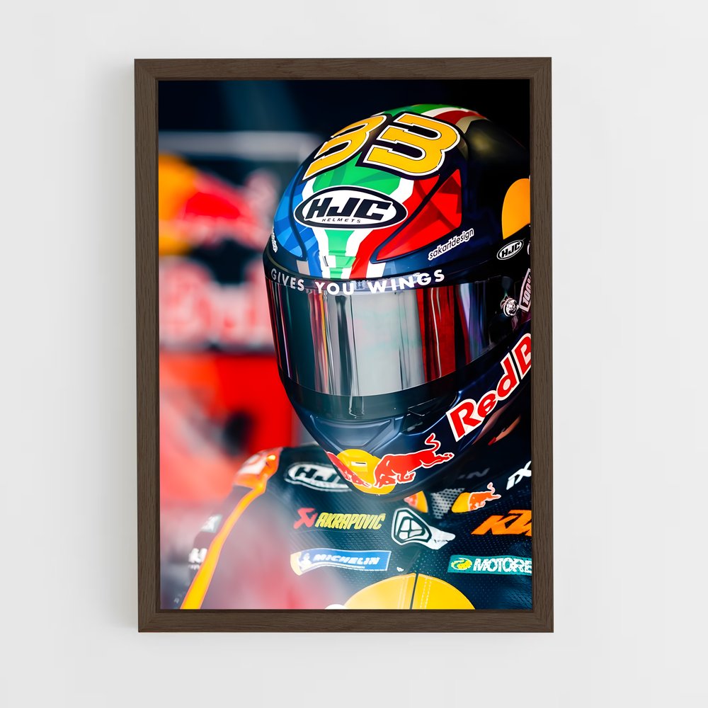 ap-brad binder-13 cadre Bois foncé