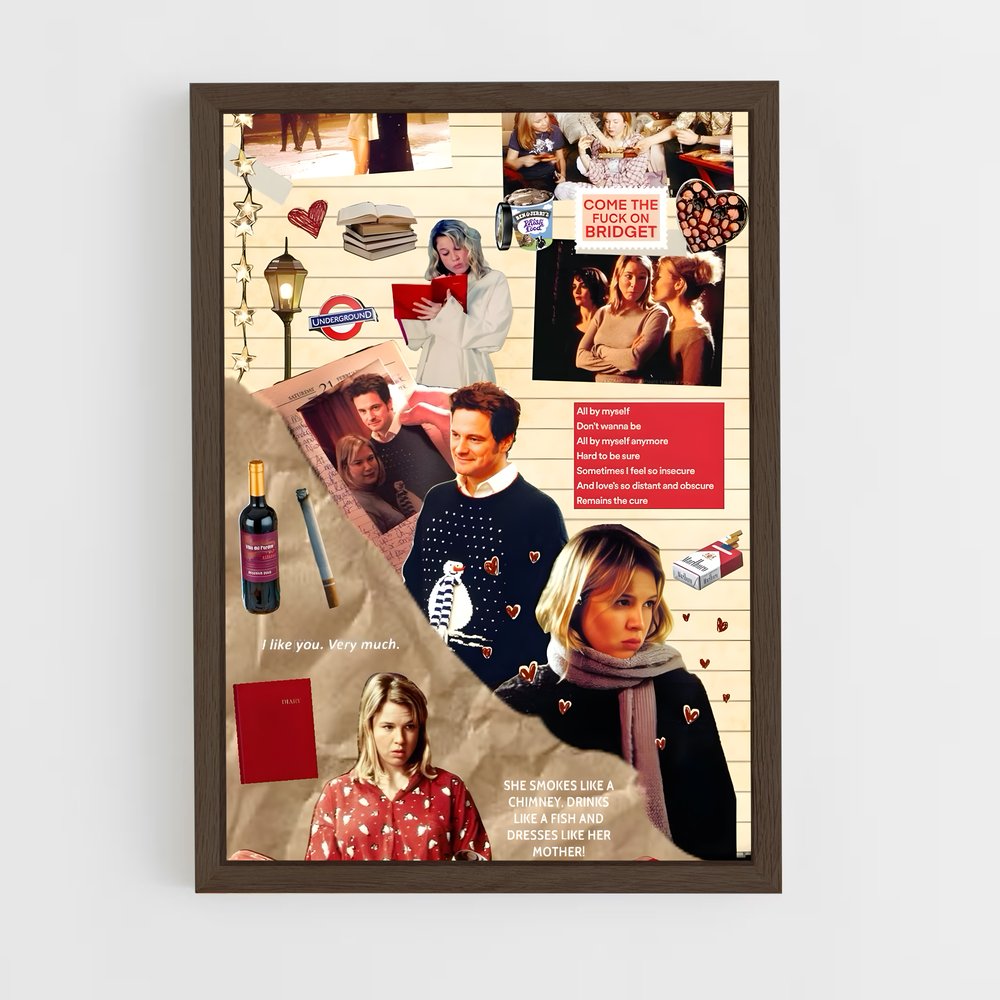 ap-bridget jones-11 cadre Bois foncé