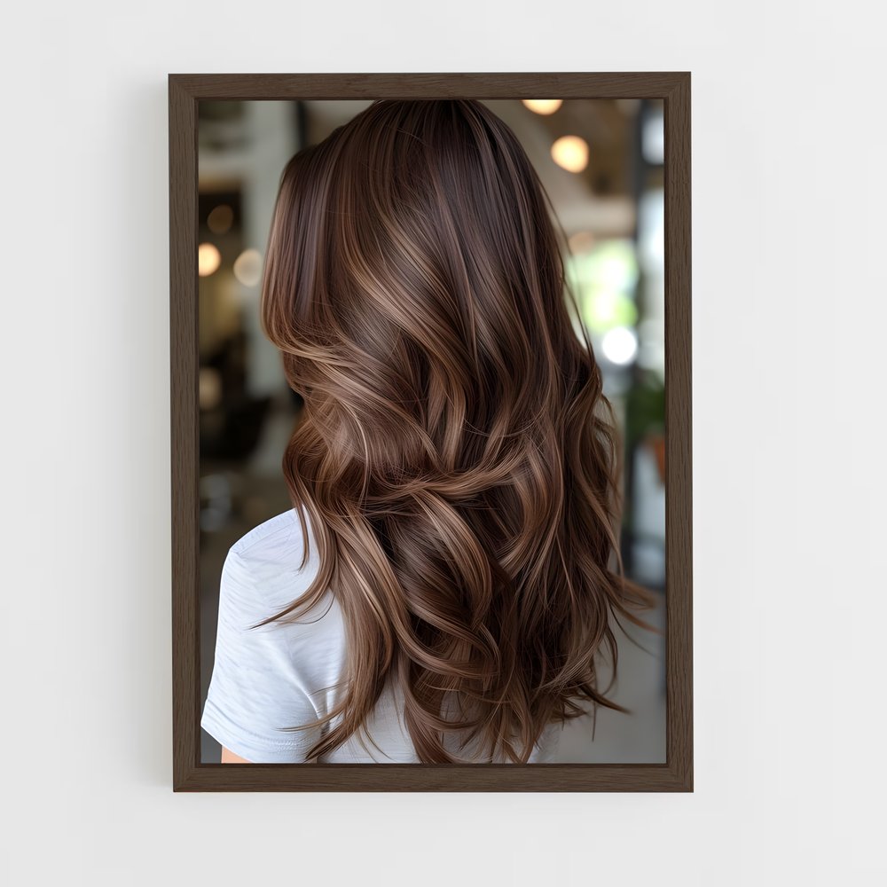 ap-brunette hair-3 cadre Bois foncé