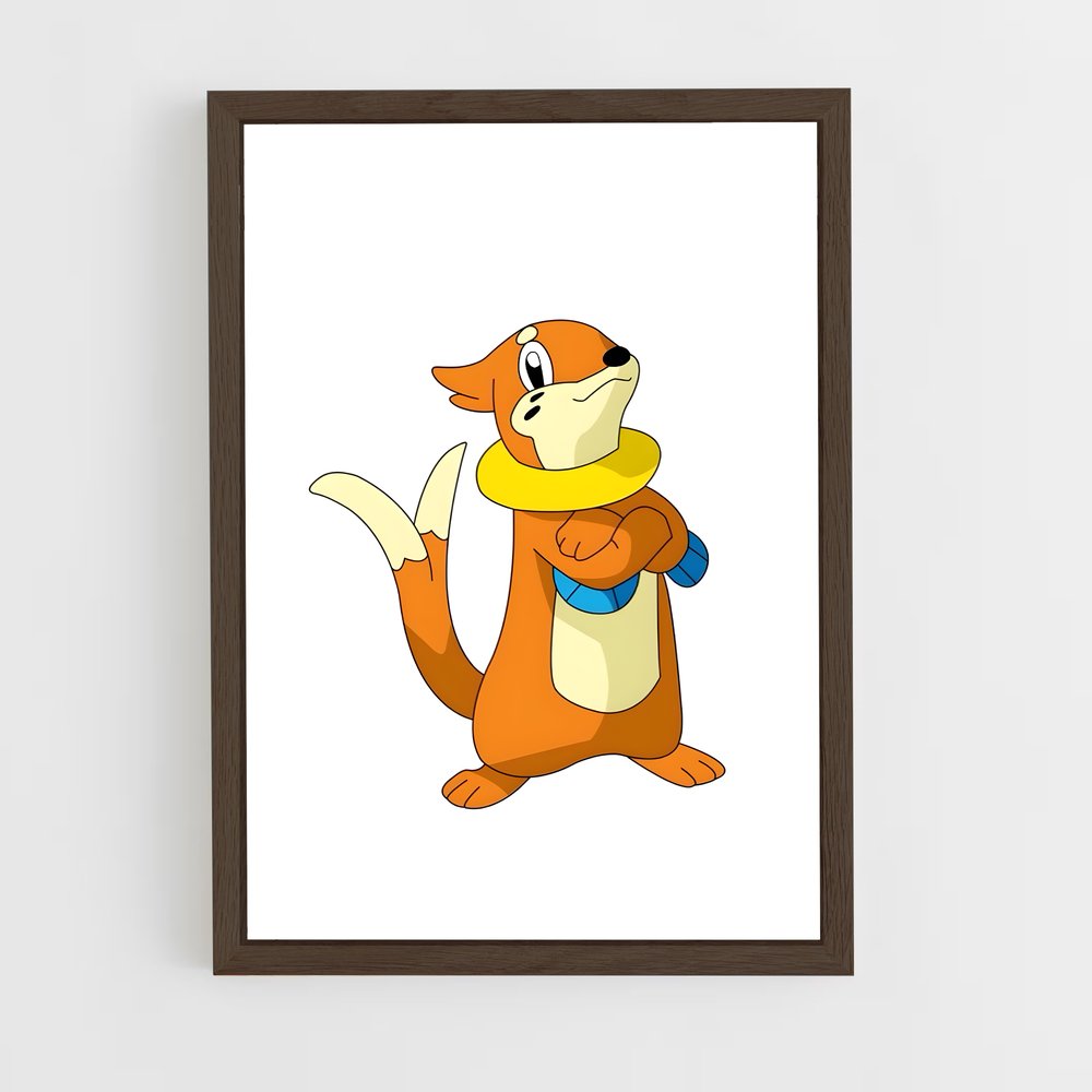 ap-buizel-1 cadre Bois foncé