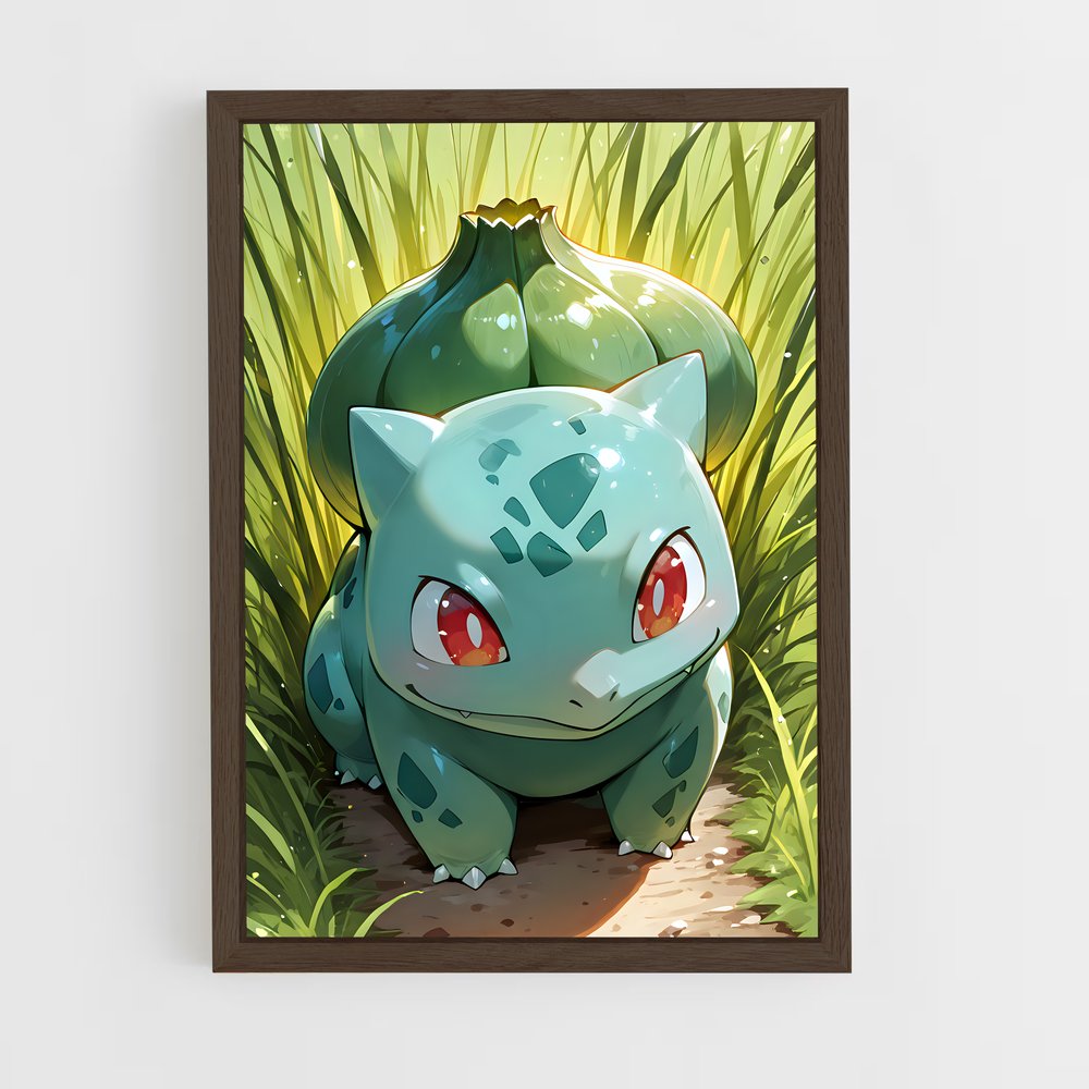 ap-bulbasaur-1 cadre Bois foncé