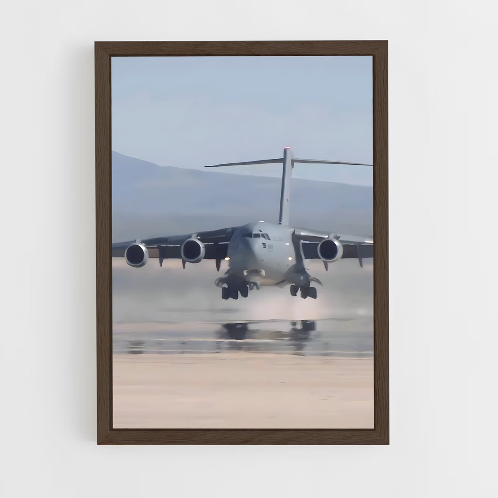 ap-c-17 globemaster-4 cadre Bois foncé