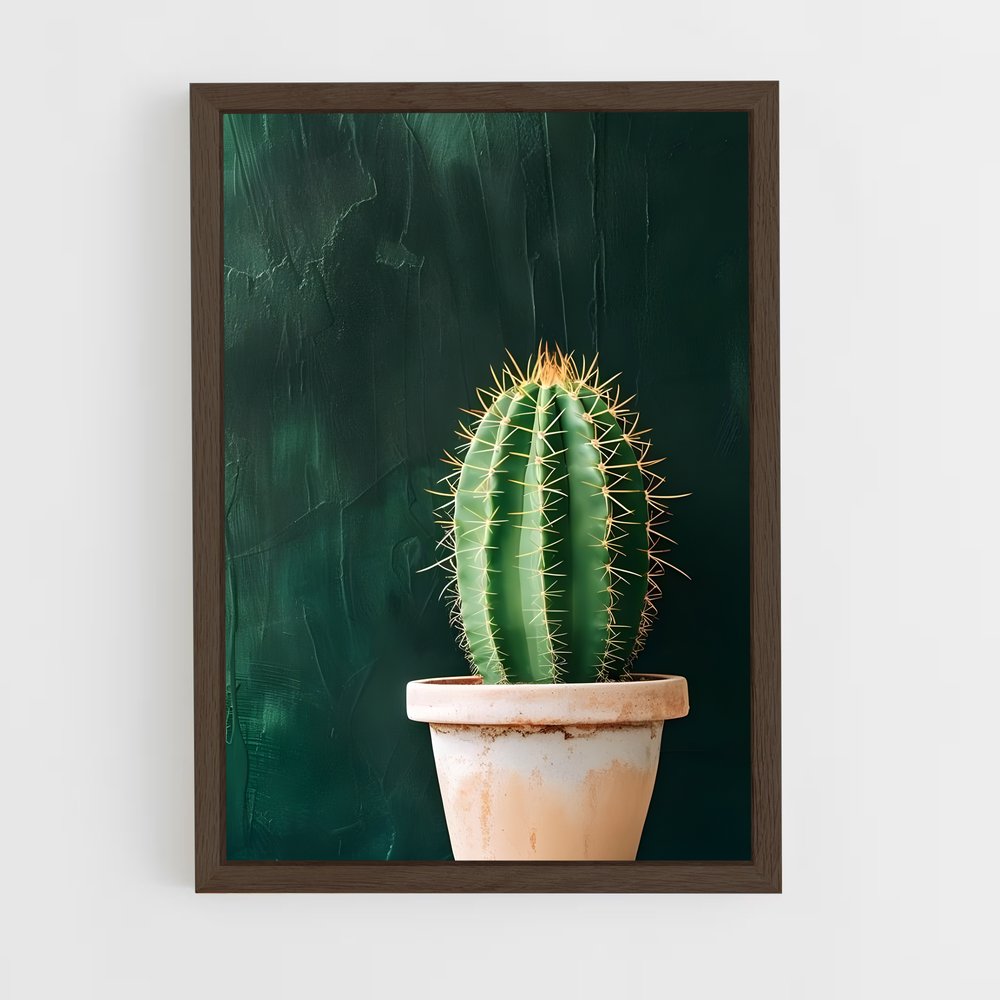 ap-cactus-5 cadre Bois foncé
