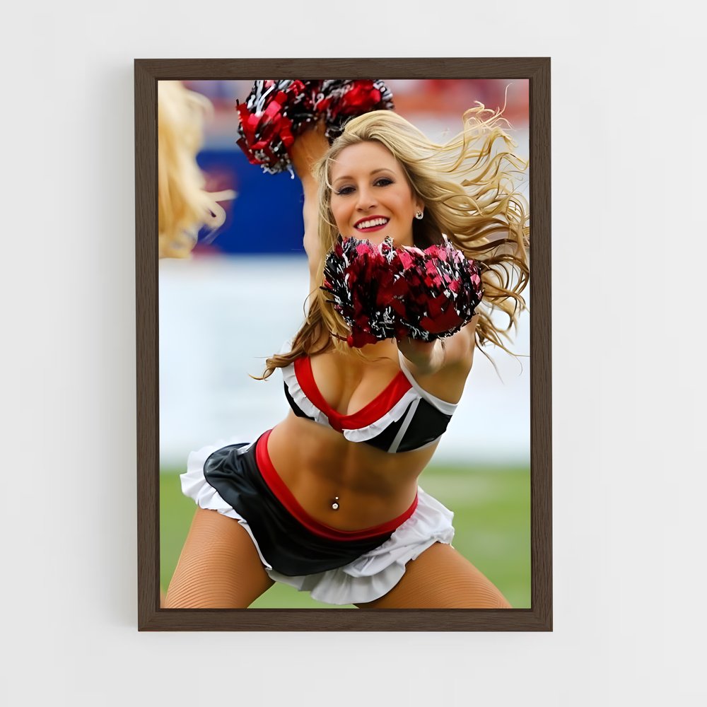 ap-calgary stampeders-2 cadre Bois foncé