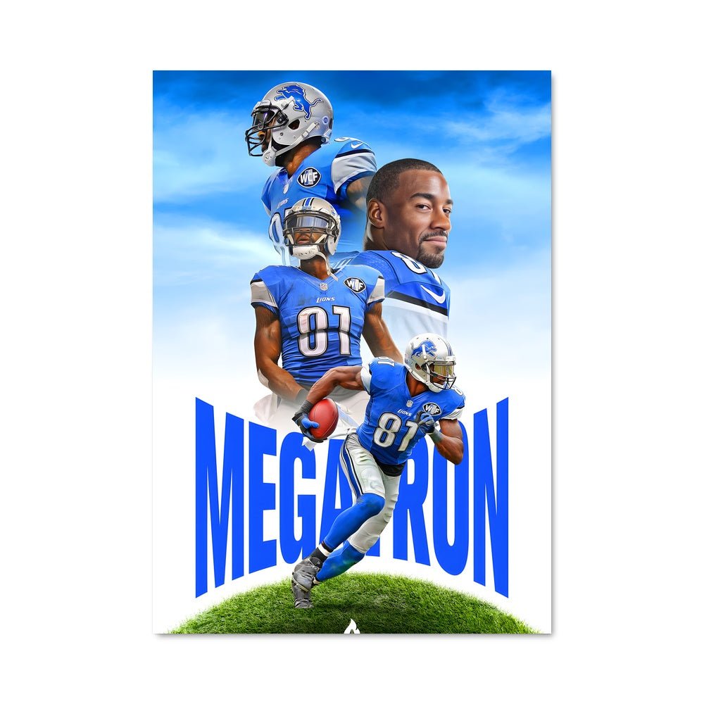 Poster Game Day avec Calvin Johnson