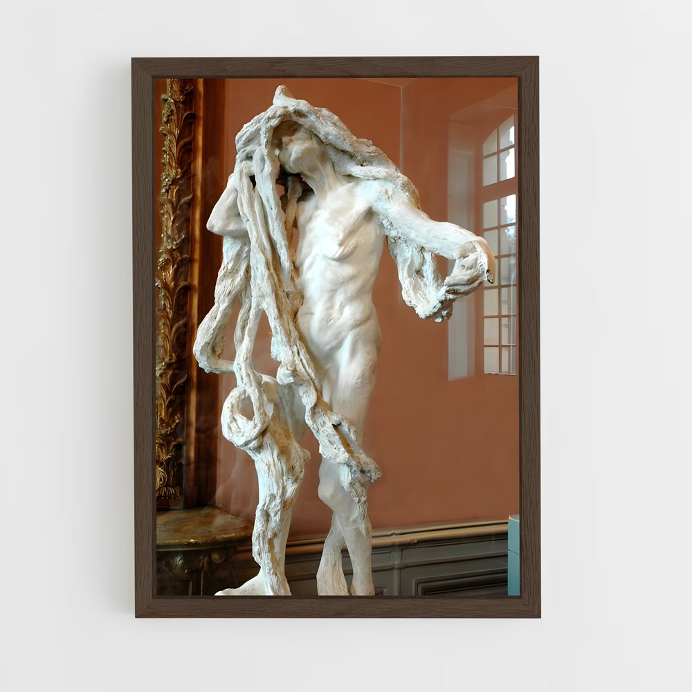 ap-camille claudel sculptures-4 cadre Bois foncé