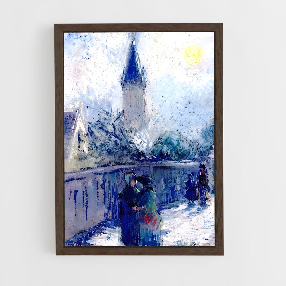 ap-camille pissarro-7 cadre Bois foncé
