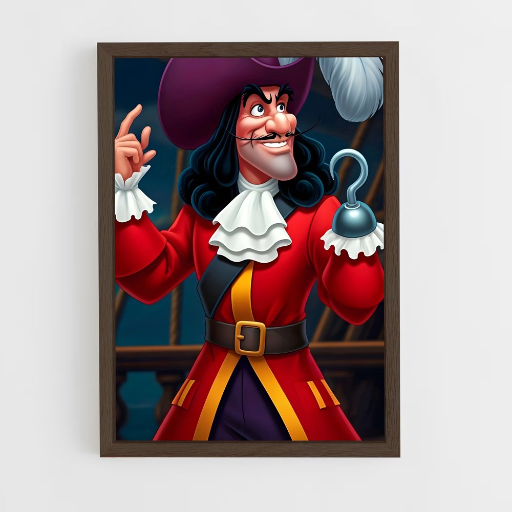 ap-captain hook-6 cadre Bois foncé
