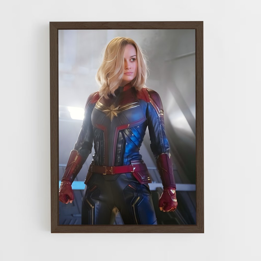 ap-captain marvel kree-3 cadre Bois foncé