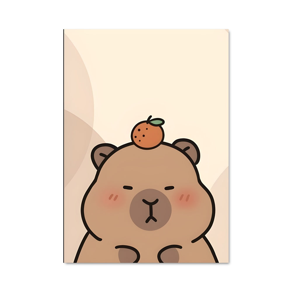 Poster Ours Pêcheur