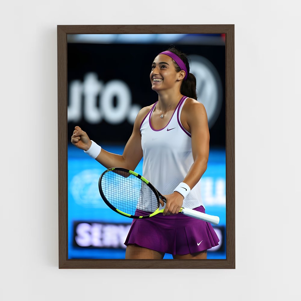 ap-caroline garcia-1 cadre Bois foncé