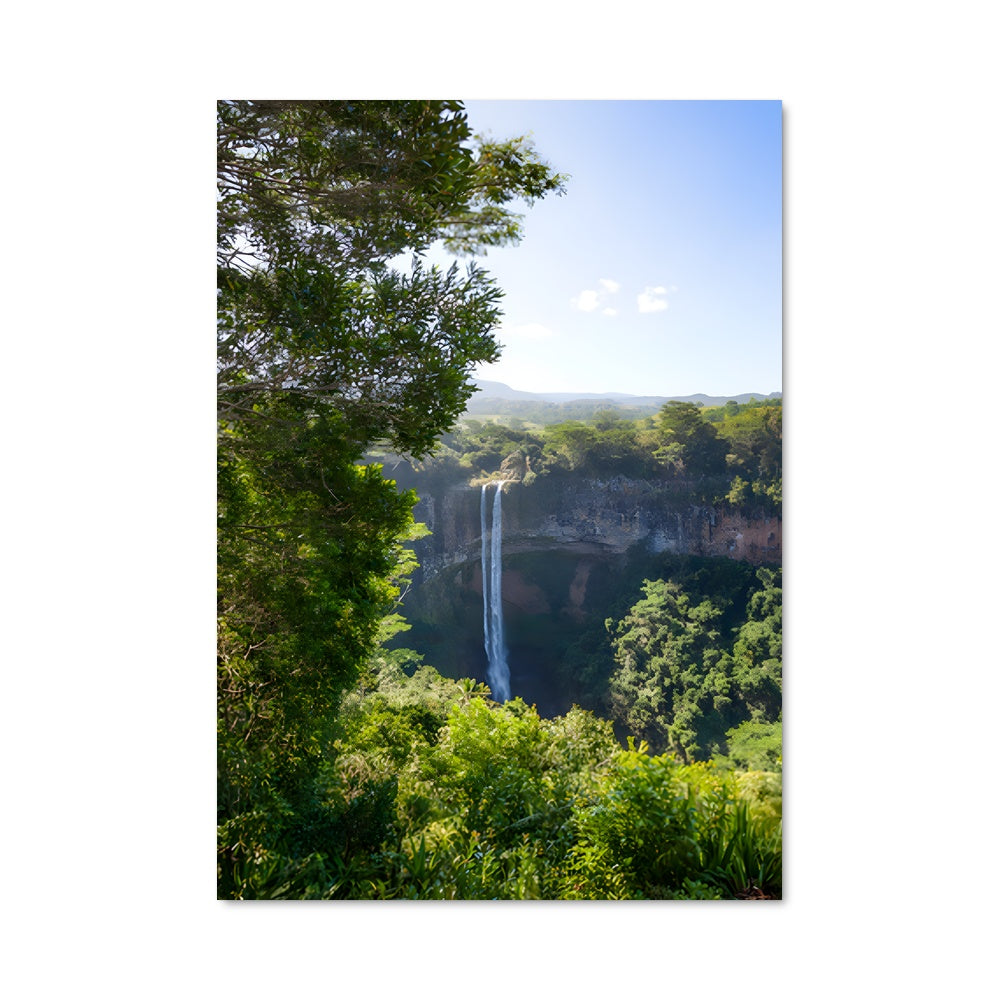 Poster Cascades Azurées