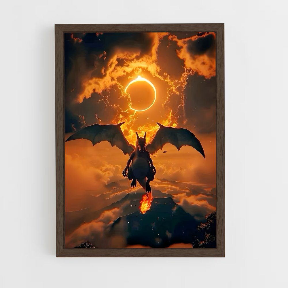 ap-charizard-4 cadre Bois foncé