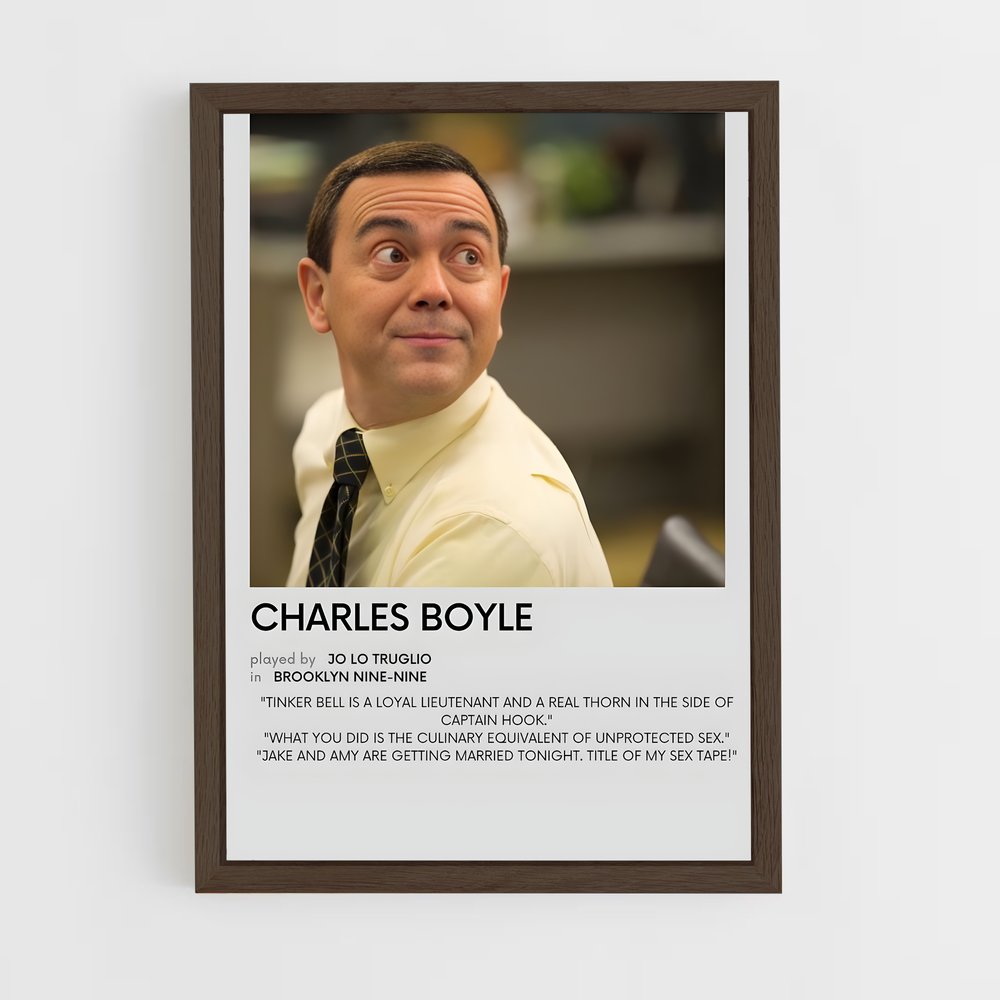 ap-charles boyle-1 cadre Bois foncé