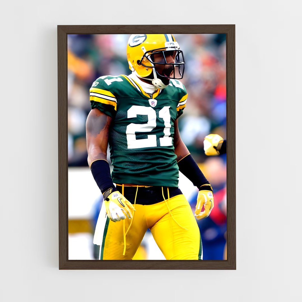 ap-charles woodson-2 cadre Bois foncé