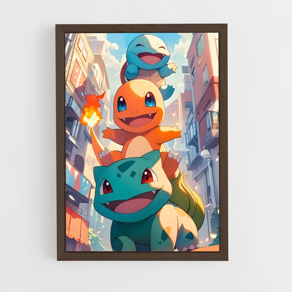 ap-charmander-3 cadre Bois foncé