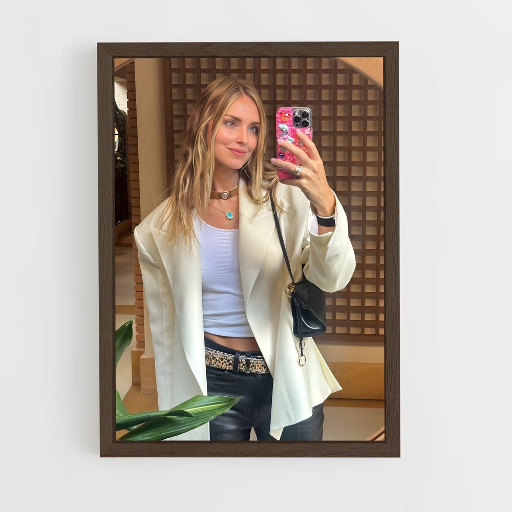 ap-chiara ferragni-4 cadre Bois foncé