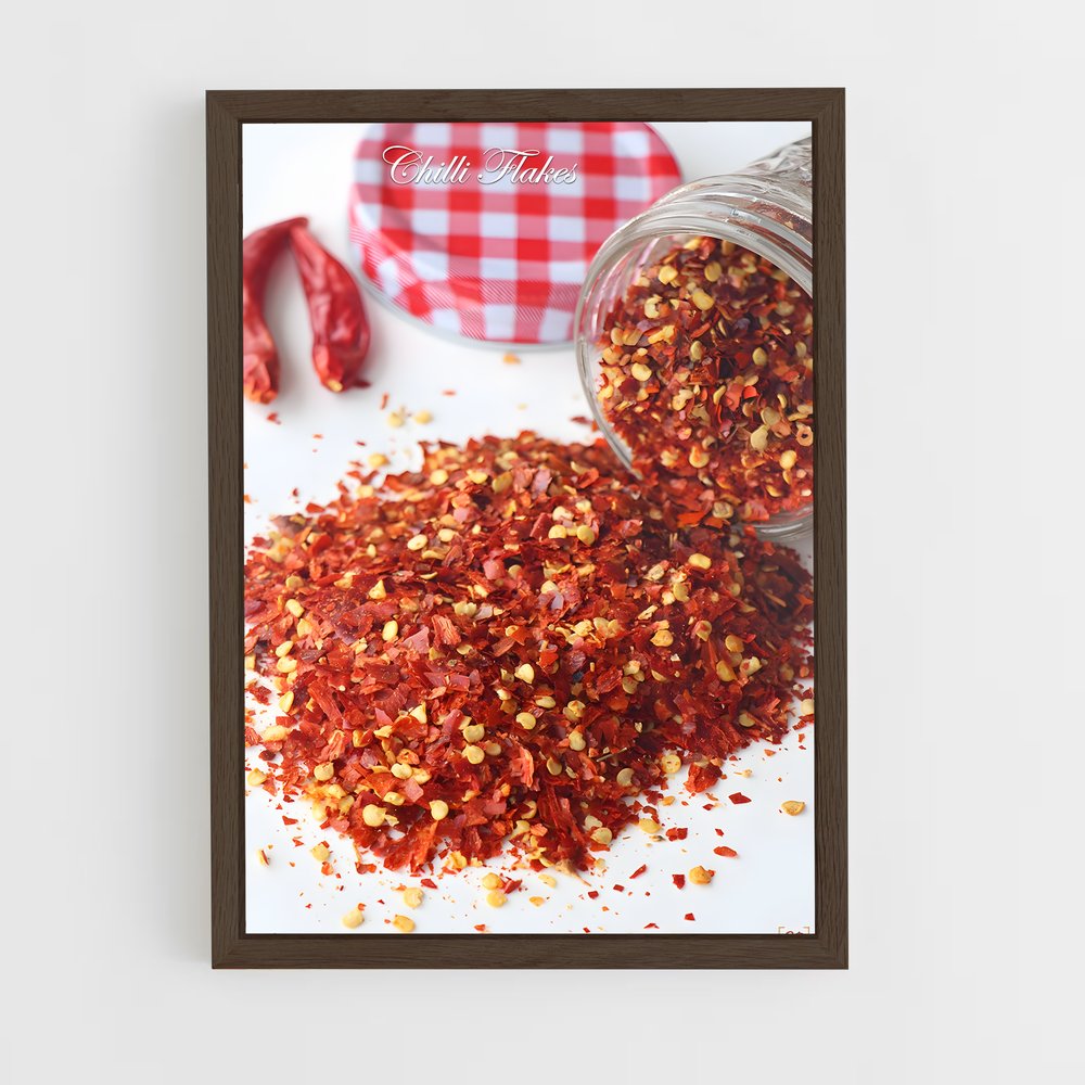 ap-chili flakes-1 cadre Bois foncé