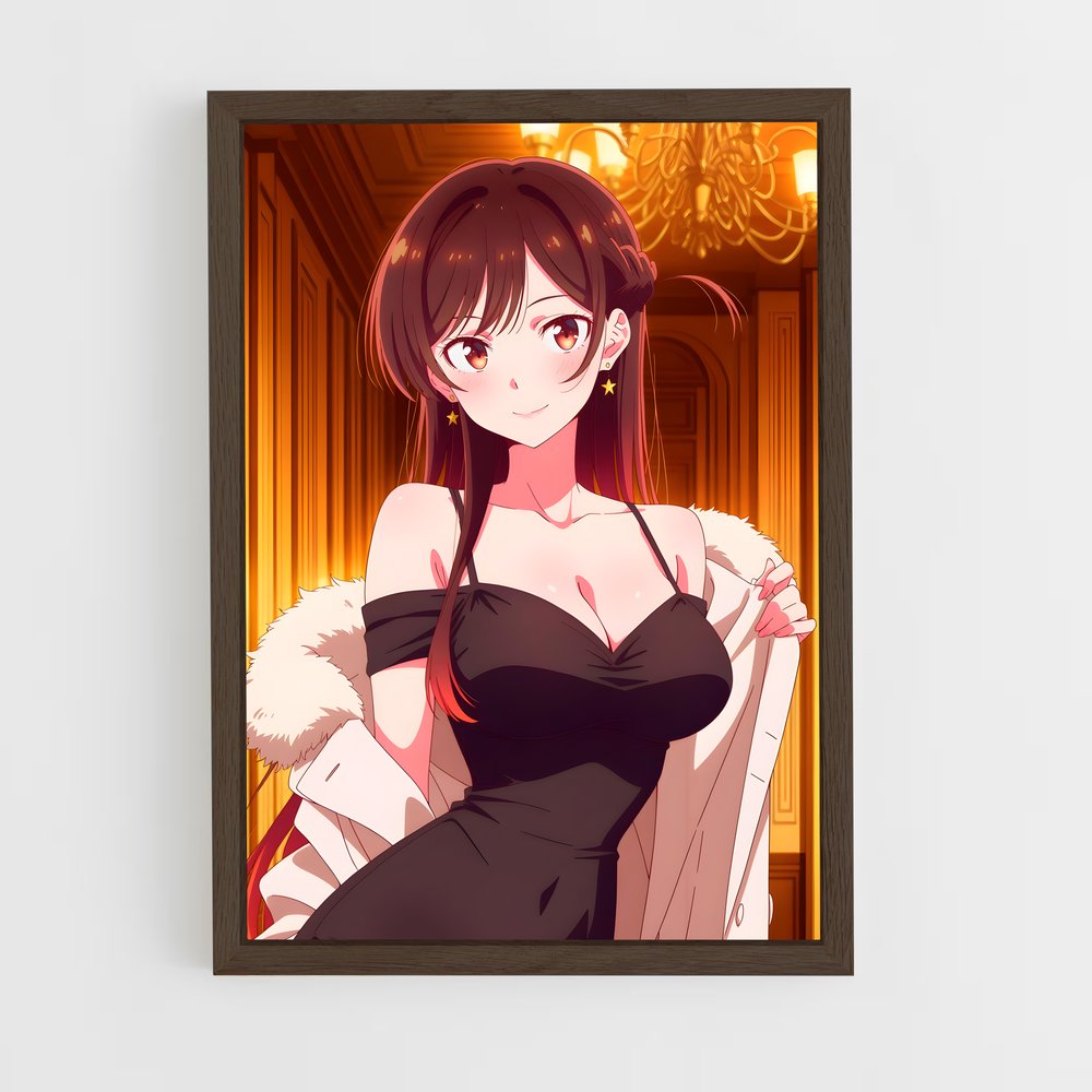 ap-chizuru mizuhara-6 cadre Bois foncé