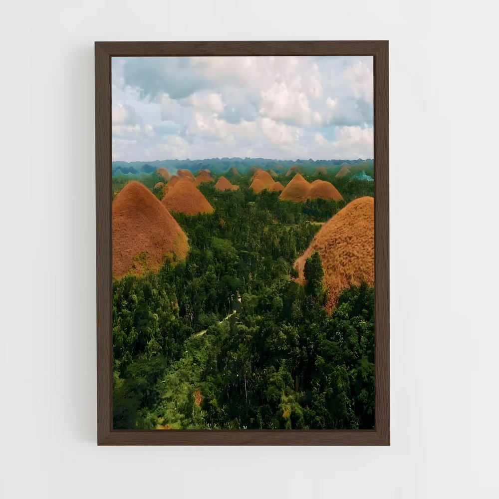 ap-chocolate hills-7 cadre Bois foncé