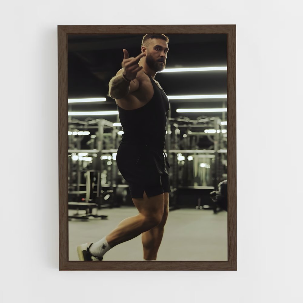 ap-chris bumstead-7 cadre Bois foncé