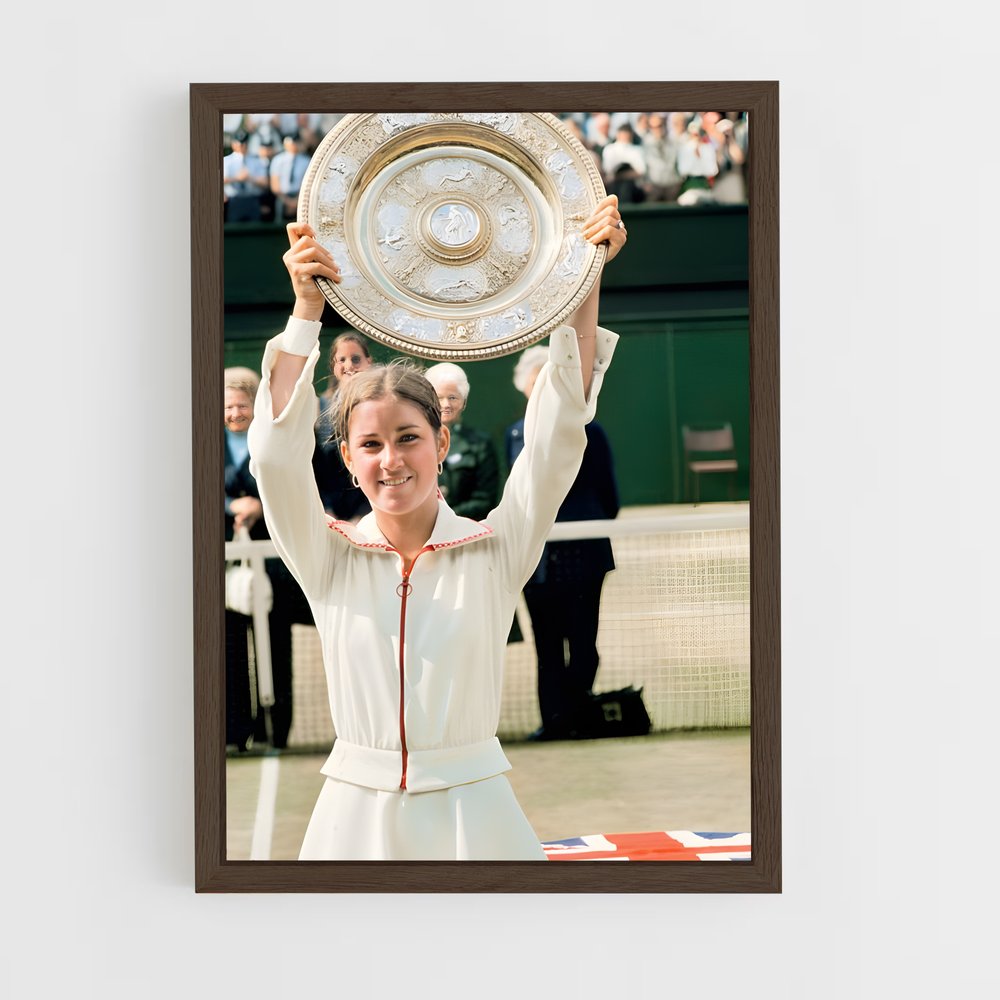 ap-chris evert-9 cadre Bois foncé