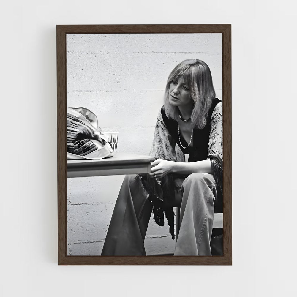 ap-christine mcvie-1 cadre Bois foncé