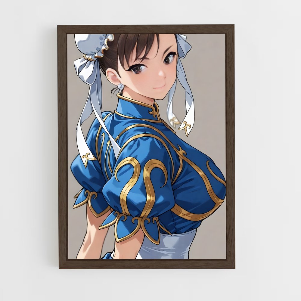 ap-chun li-9 cadre Bois foncé