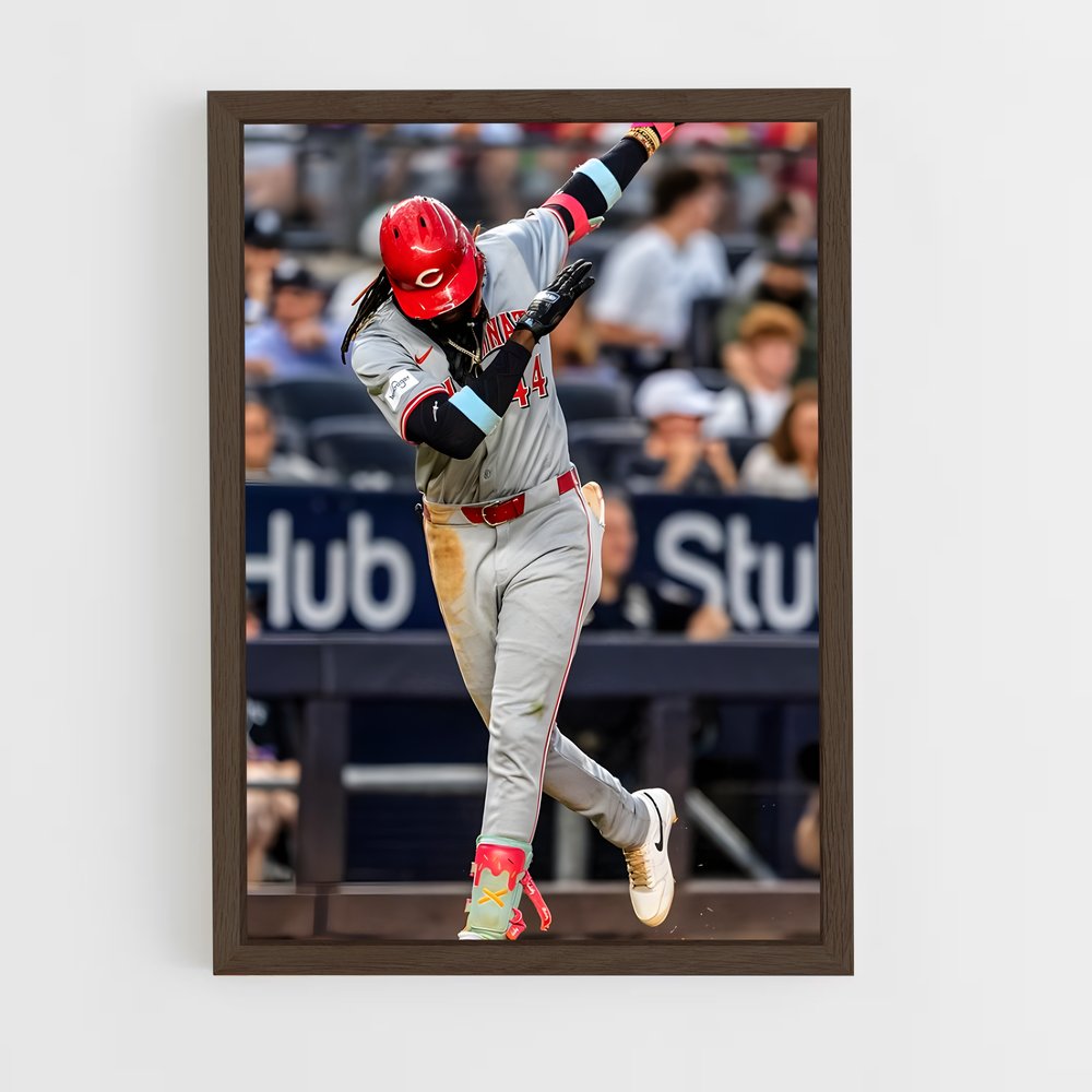 ap-cincinnati reds-7 cadre Bois foncé