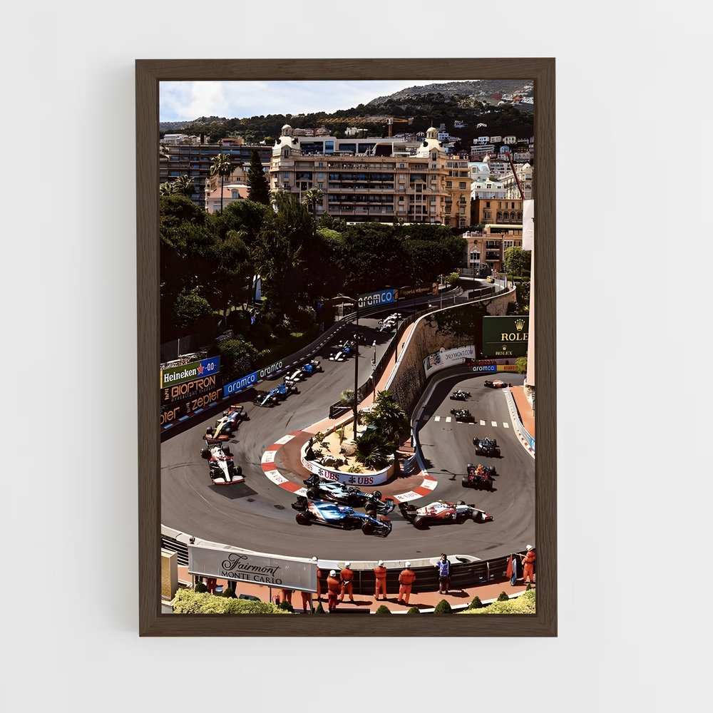 ap-circuit de monaco monte-carlo-4 cadre Bois foncé