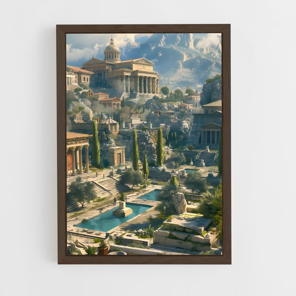 ap-civilizations and empires-2 cadre Bois foncé