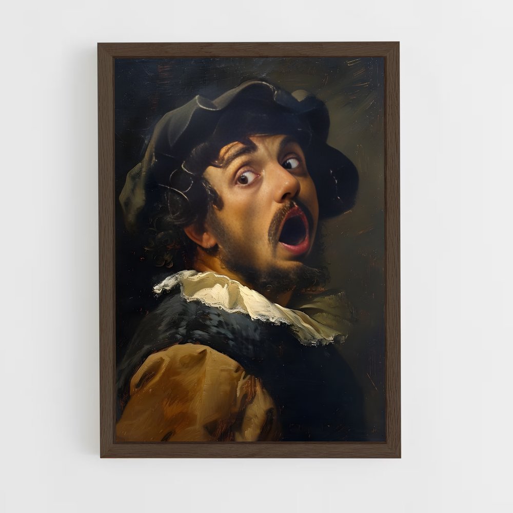 ap-classical art-4 cadre Bois foncé