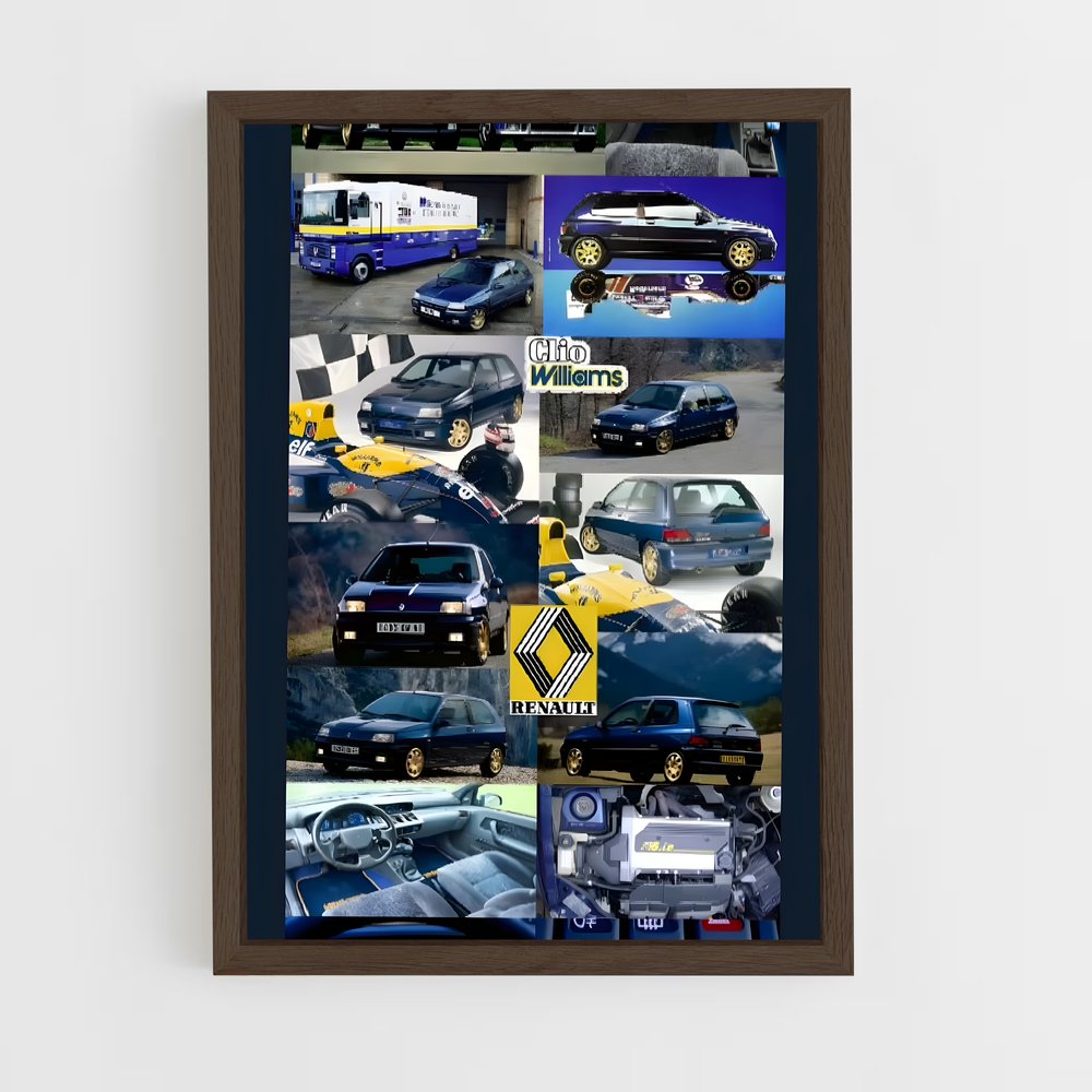 ap-clio williams-2 cadre Bois foncé