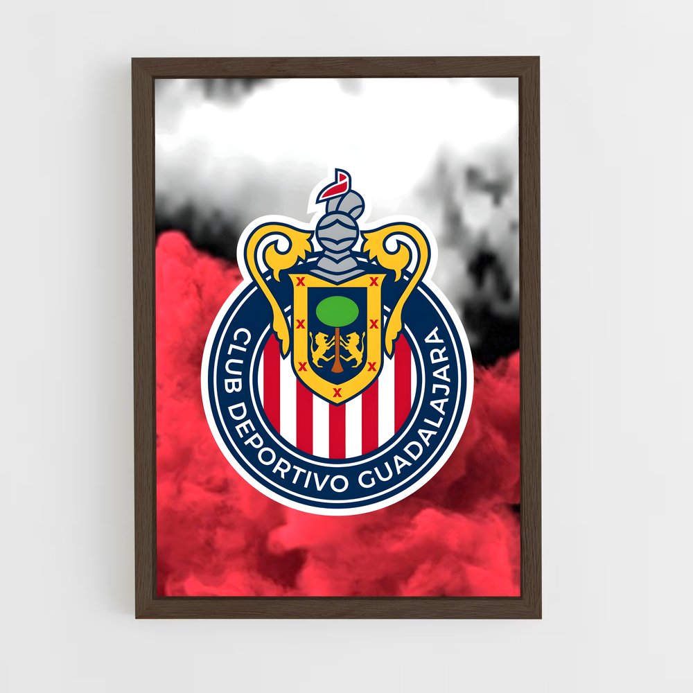 ap-club deportivo guadalajara-3 cadre Bois foncé