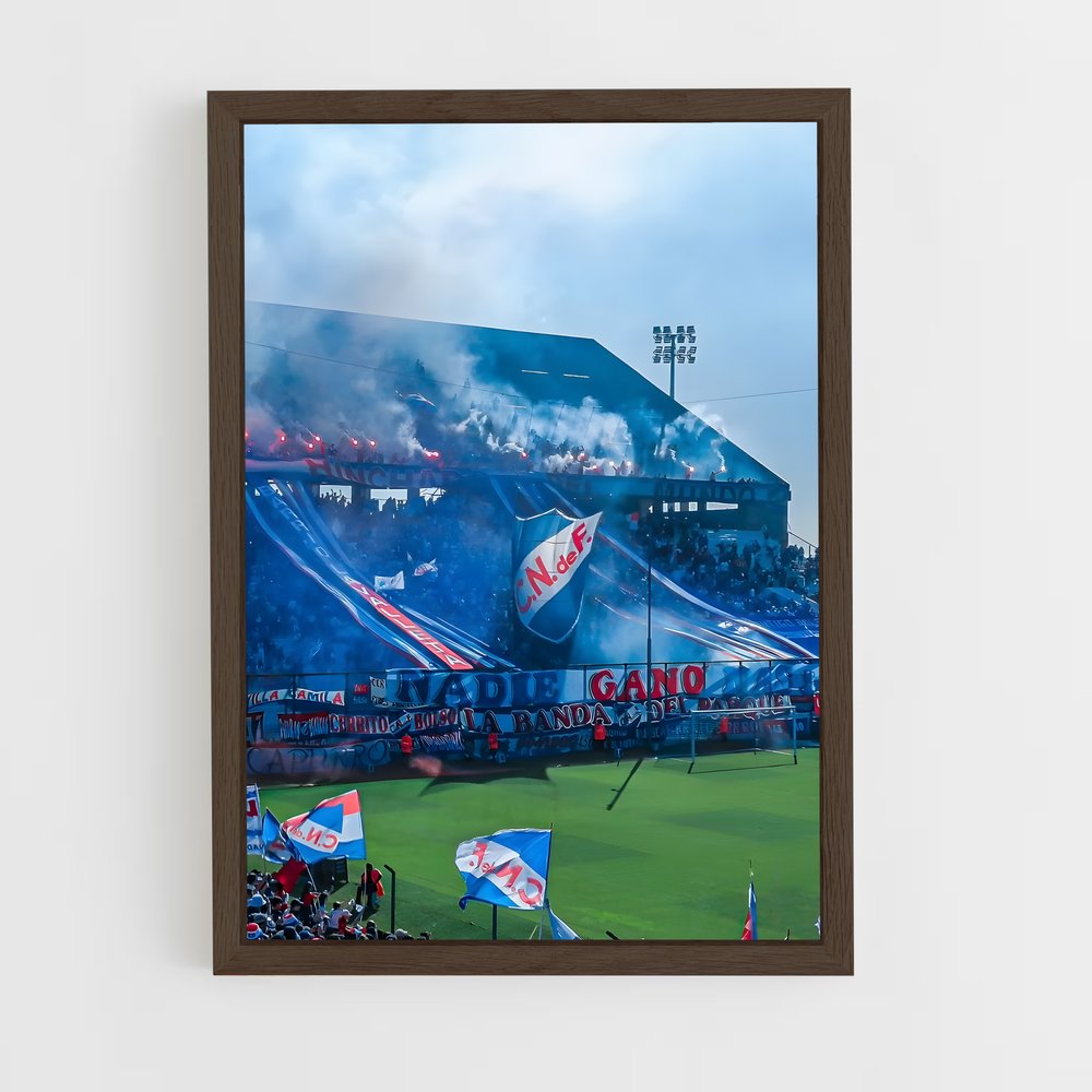 ap-club nacional de football-4 cadre Bois foncé