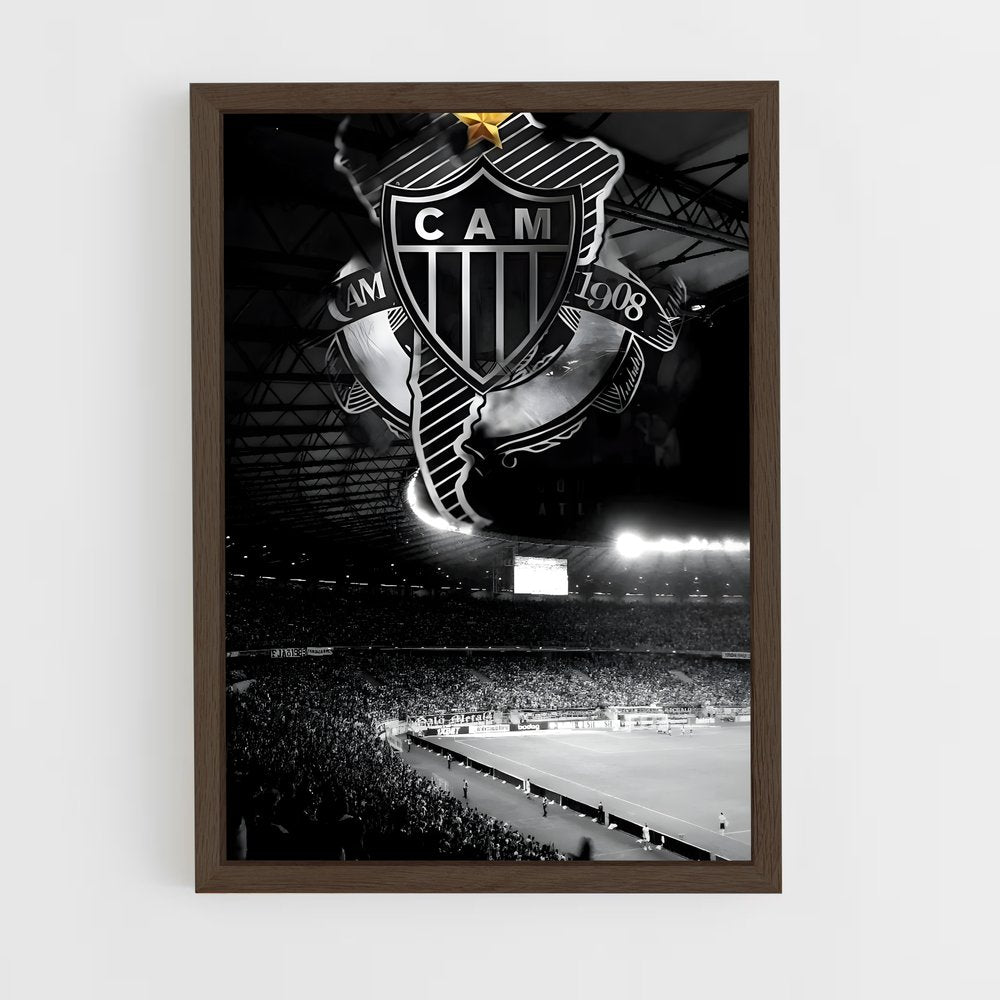 ap-clube atletico mineiro-12 cadre Bois foncé