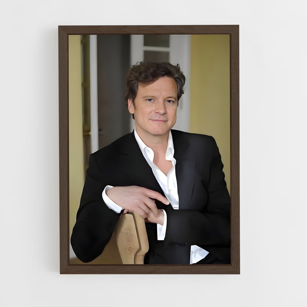 ap-colin firth-3 cadre Bois foncé