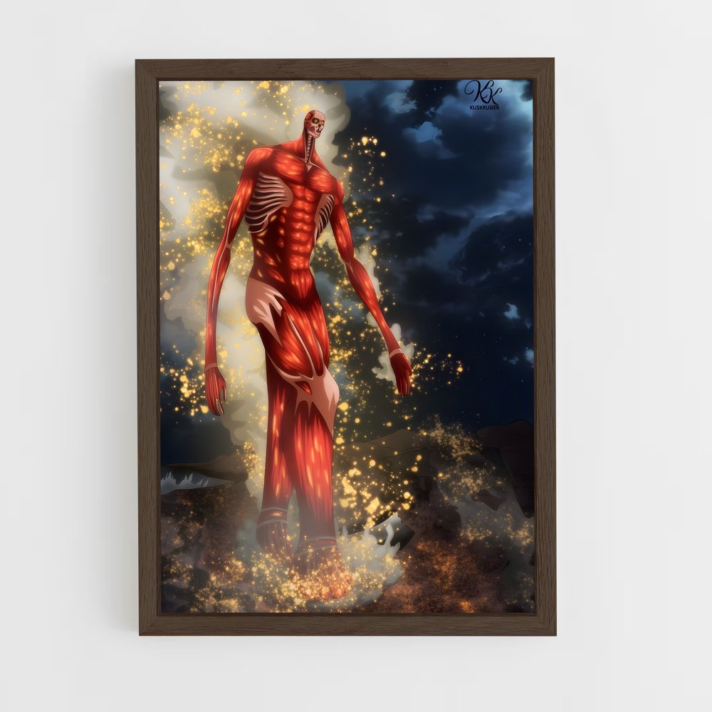 ap-colossal titan-9 cadre Bois foncé