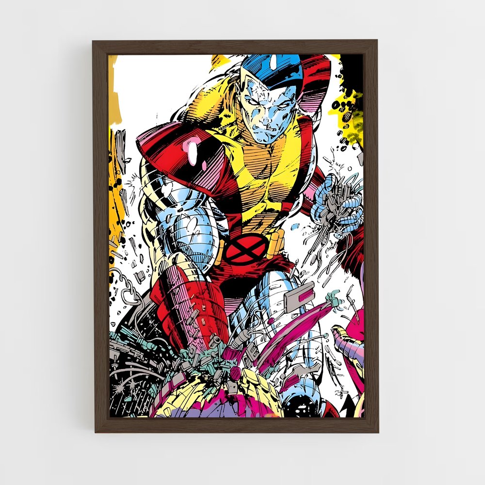 ap-colossus x-men-6 cadre Bois foncé