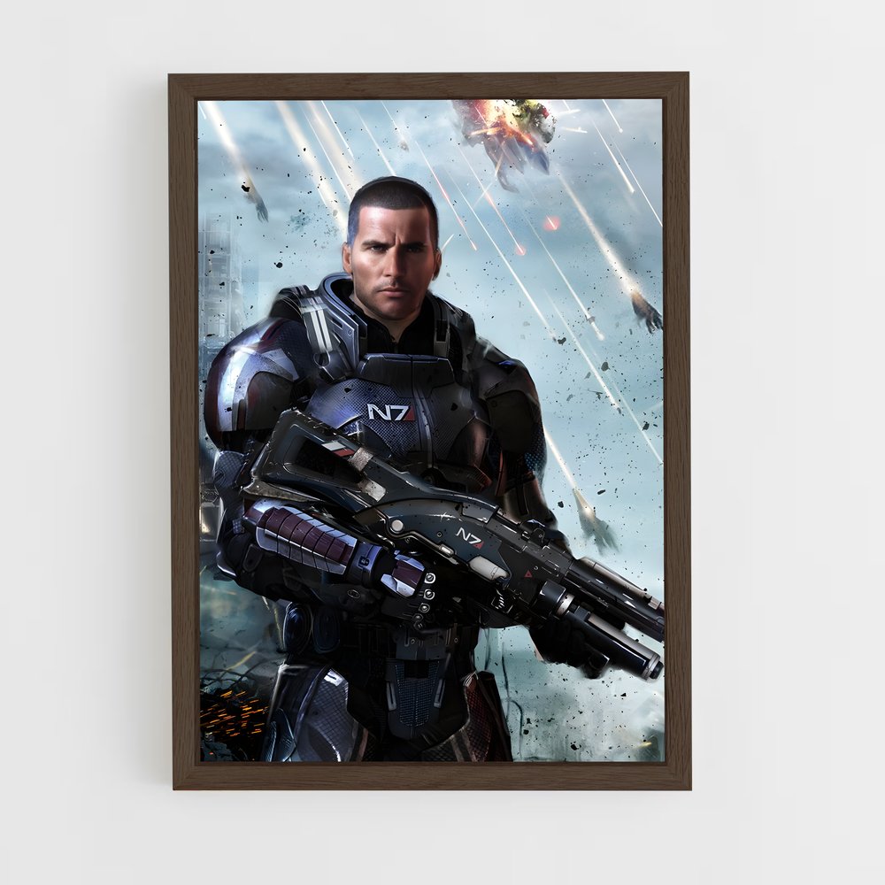 ap-commander shepard-5 cadre Bois foncé