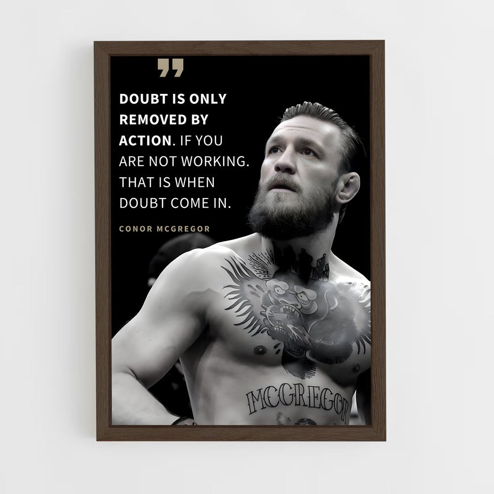 ap-conor mcgregor-13 cadre Bois foncé