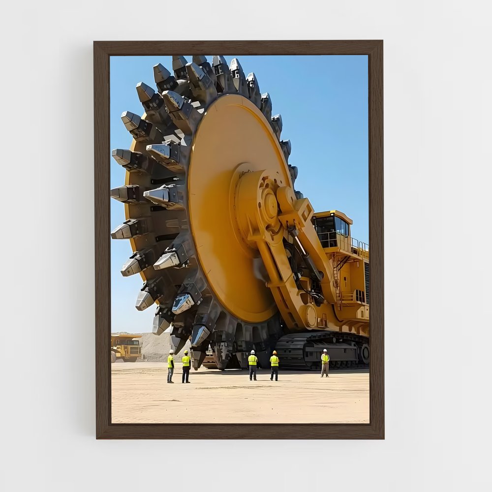 ap-construction vehicles-2 cadre Bois foncé