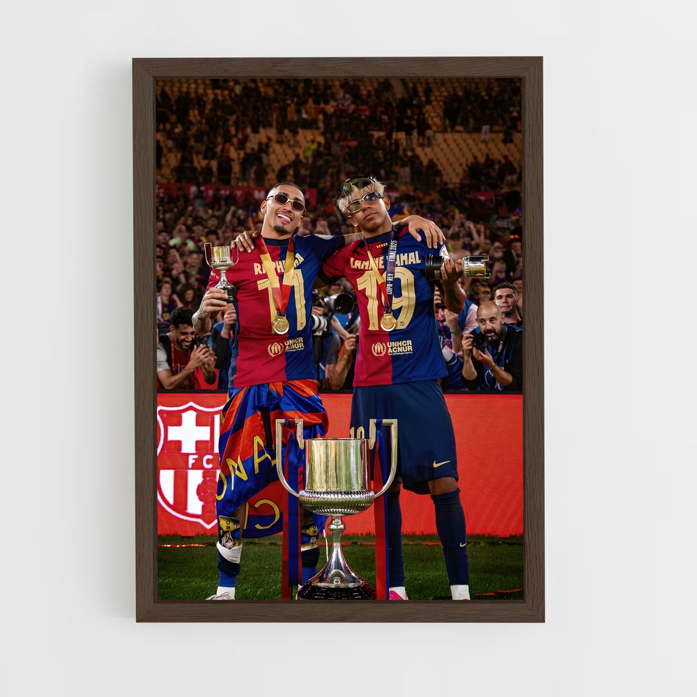 ap-copa del rey-1 cadre Bois foncé