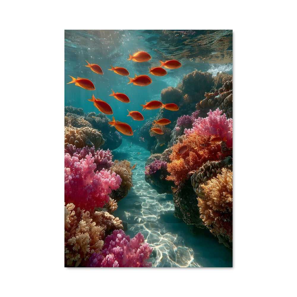 Poster Palette Sous-Marine