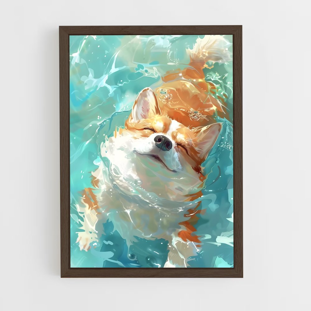 ap-corgi-2 cadre Bois foncé