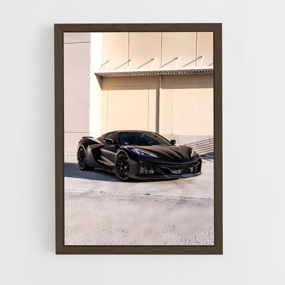 ap-corvette c8 z06-3 cadre Bois foncé
