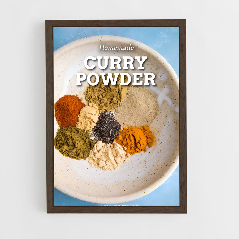 ap-curry powder-1 cadre Bois foncé