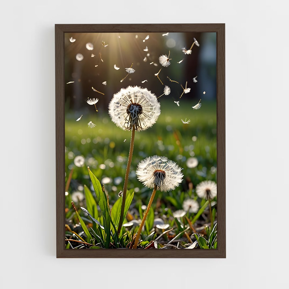 ap-dandelion-12 cadre Bois foncé