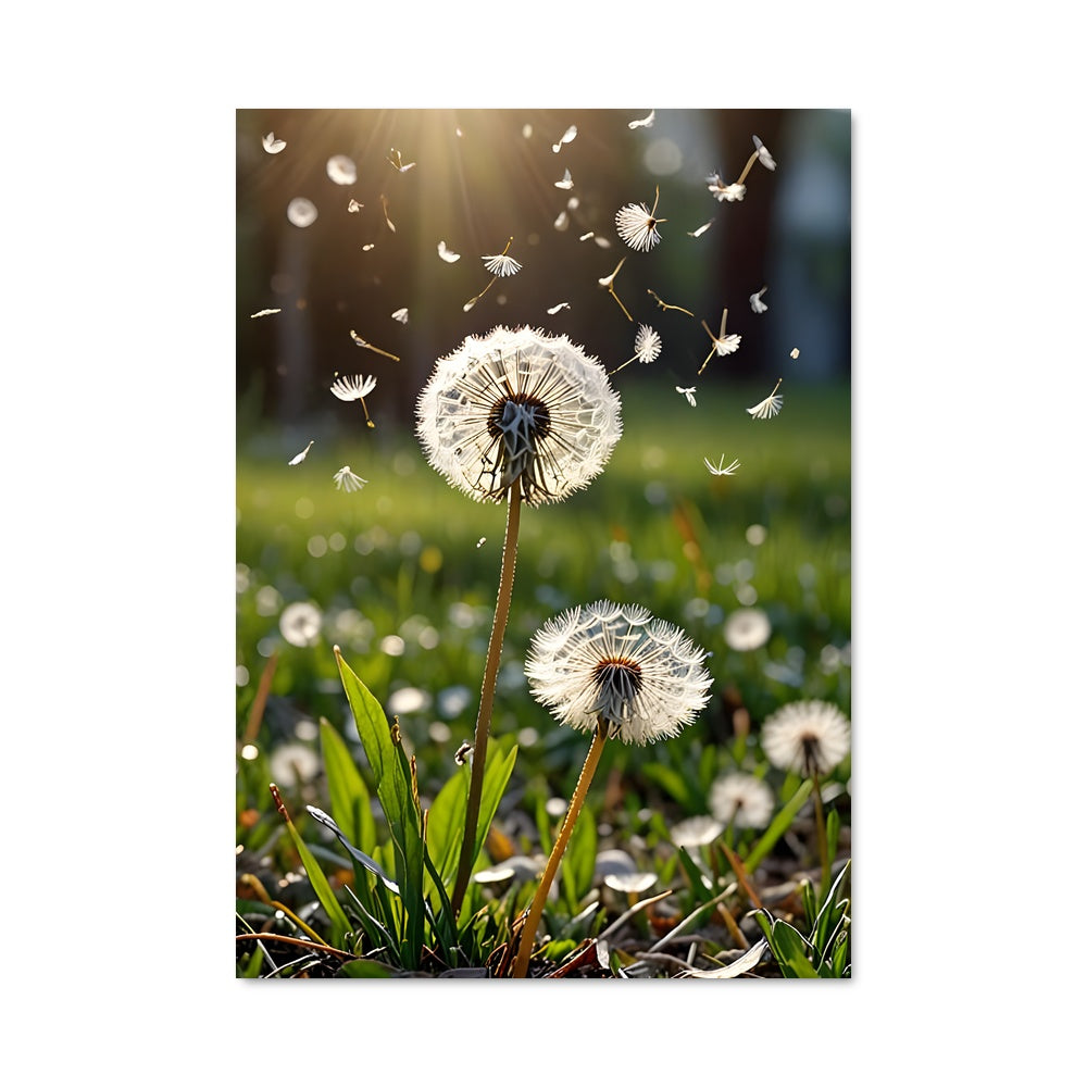 Poster Pissenlit Enchanté