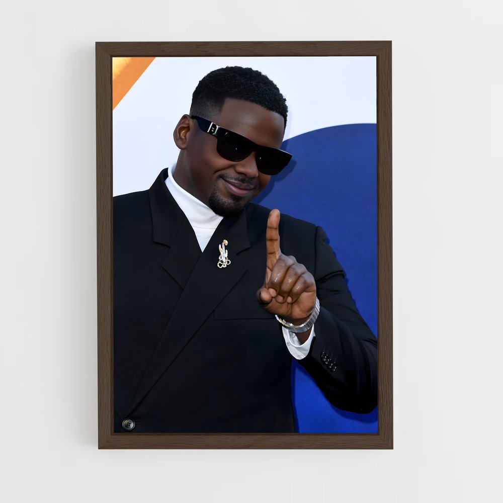 ap-daniel kaluuya-2 cadre Bois foncé